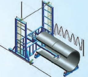 WELDING EQUIPMENT FOR THE LONGITUDINAL JOINT OF VESSEL